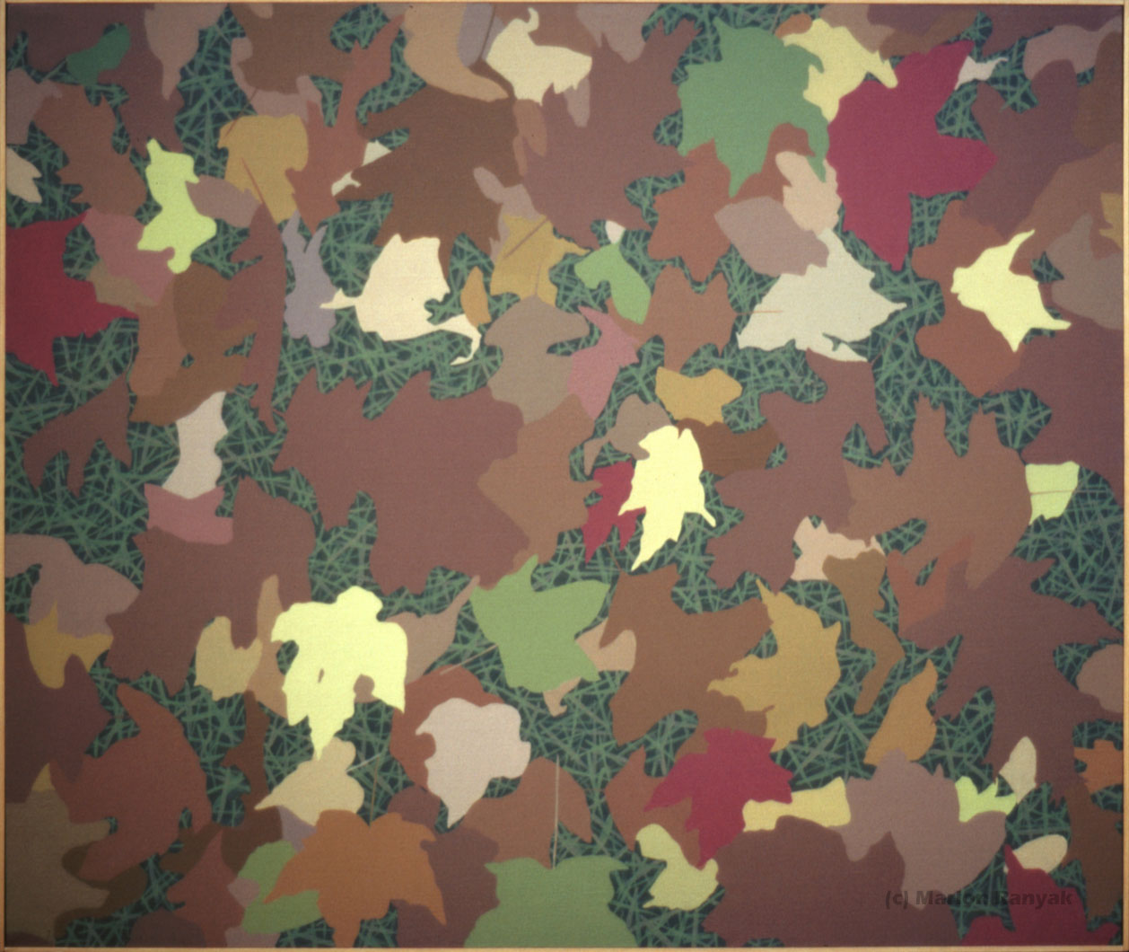 MR-262 Autumn Leaves on Grass #3